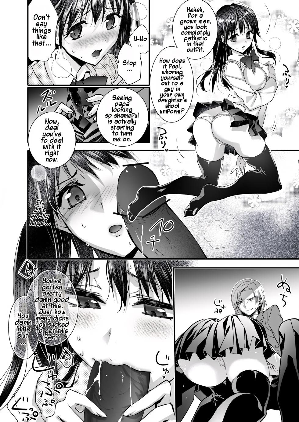 [Chijoku An (Cardinal)] Mesu Ochi no Kashaku 2 ~Seitenkan Meido ni Sarete Jisshi ni Dakareru Otoko~ | A Fallen Woman's Remorse 2 ~A Man Who Turned into a Transgender Maid and Embraced by His Own Daughter~ [English] [Maika] - Page 29