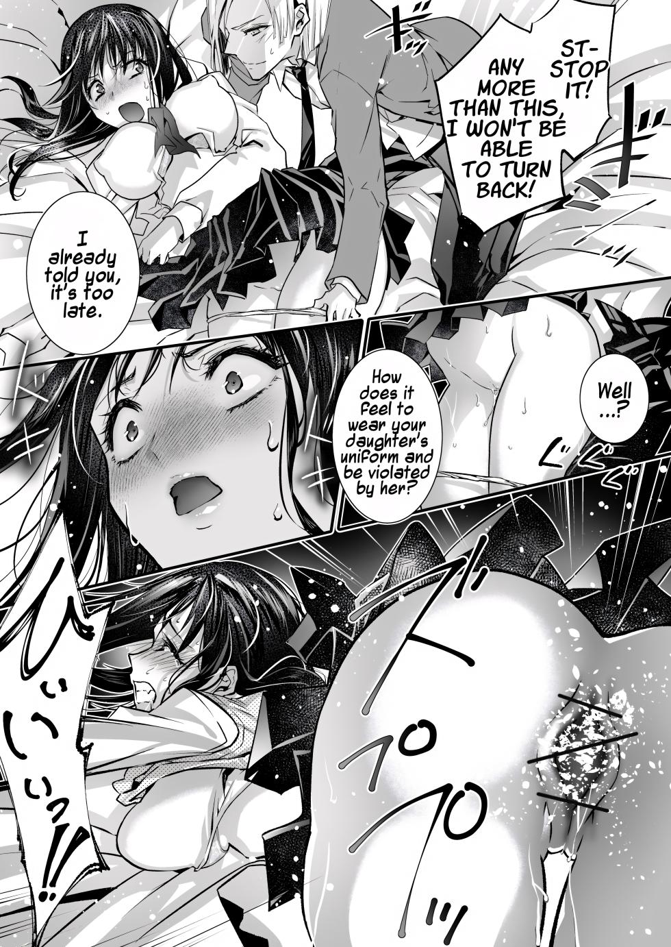 [Chijoku An (Cardinal)] Mesu Ochi no Kashaku 2 ~Seitenkan Meido ni Sarete Jisshi ni Dakareru Otoko~ | A Fallen Woman's Remorse 2 ~A Man Who Turned into a Transgender Maid and Embraced by His Own Daughter~ [English] [Maika] - Page 32