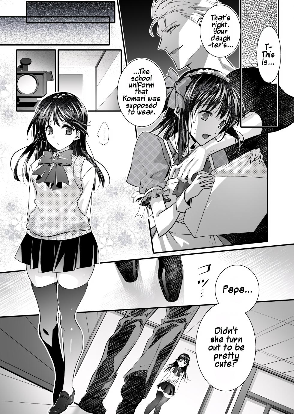 [Chijoku An (Cardinal)] Mesu Ochi no Kashaku 2 ~Seitenkan Meido ni Sarete Jisshi ni Dakareru Otoko~ | A Fallen Woman's Remorse 2 ~A Man Who Turned into a Transgender Maid and Embraced by His Own Daughter~ [English] [Maika] - Page 26