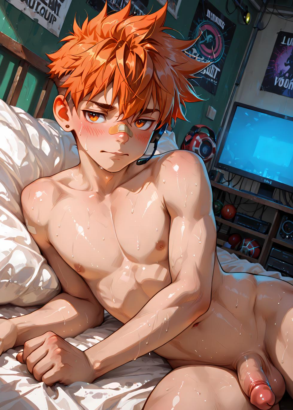 My Yaoi Digital Artwork Part 3 [AI Generated] - Page 11