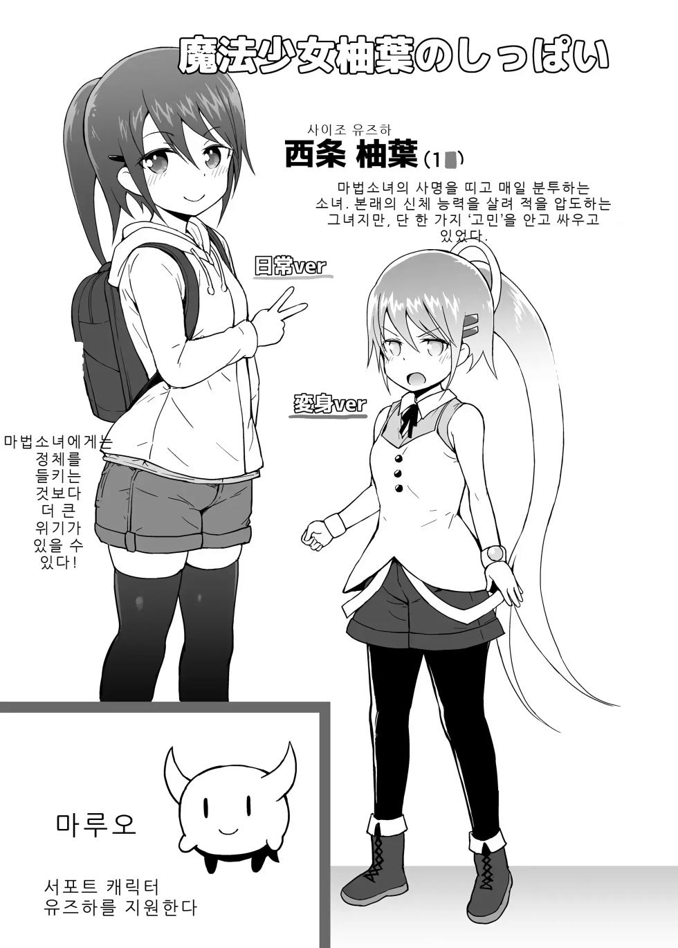 [Pico Pico Labyrinth (Fujisaka Lyric)] Mahou Shojo Yuzuha no Shippai | 마법소녀 유즈하의 실수 [Korean] [AI번역] [Digital] - Page 2