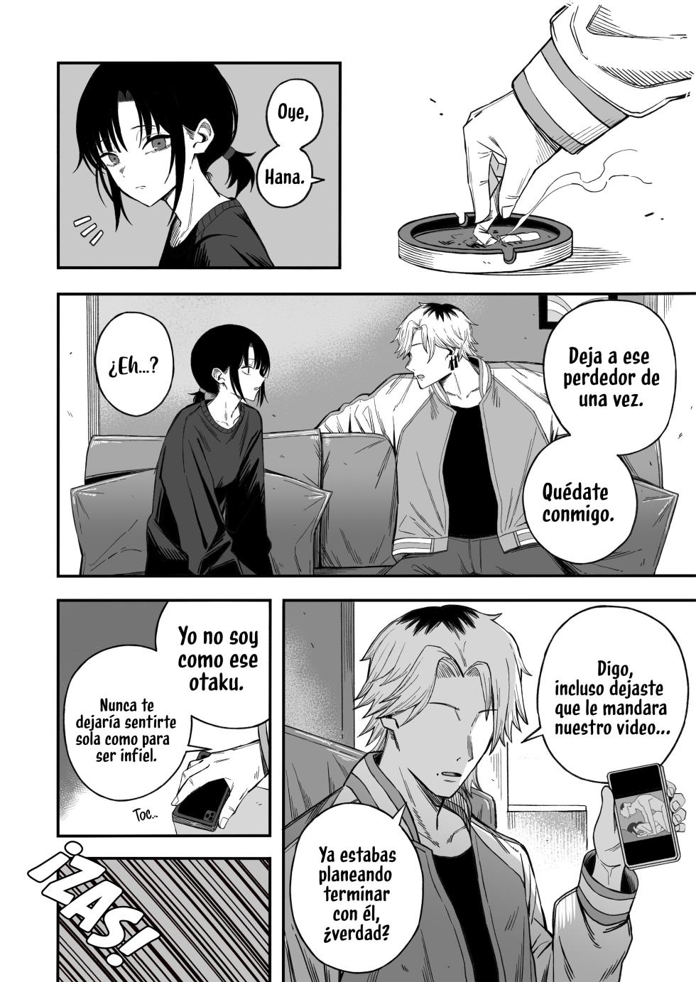 [Yofukashi no Heya (Yonayona)] Netori Otoko o Mesu ni suru.｜Convirtiendo al ladrón parejas en una mujer. [Spanish] [Kotori Translations] [Decensored] - Page 7