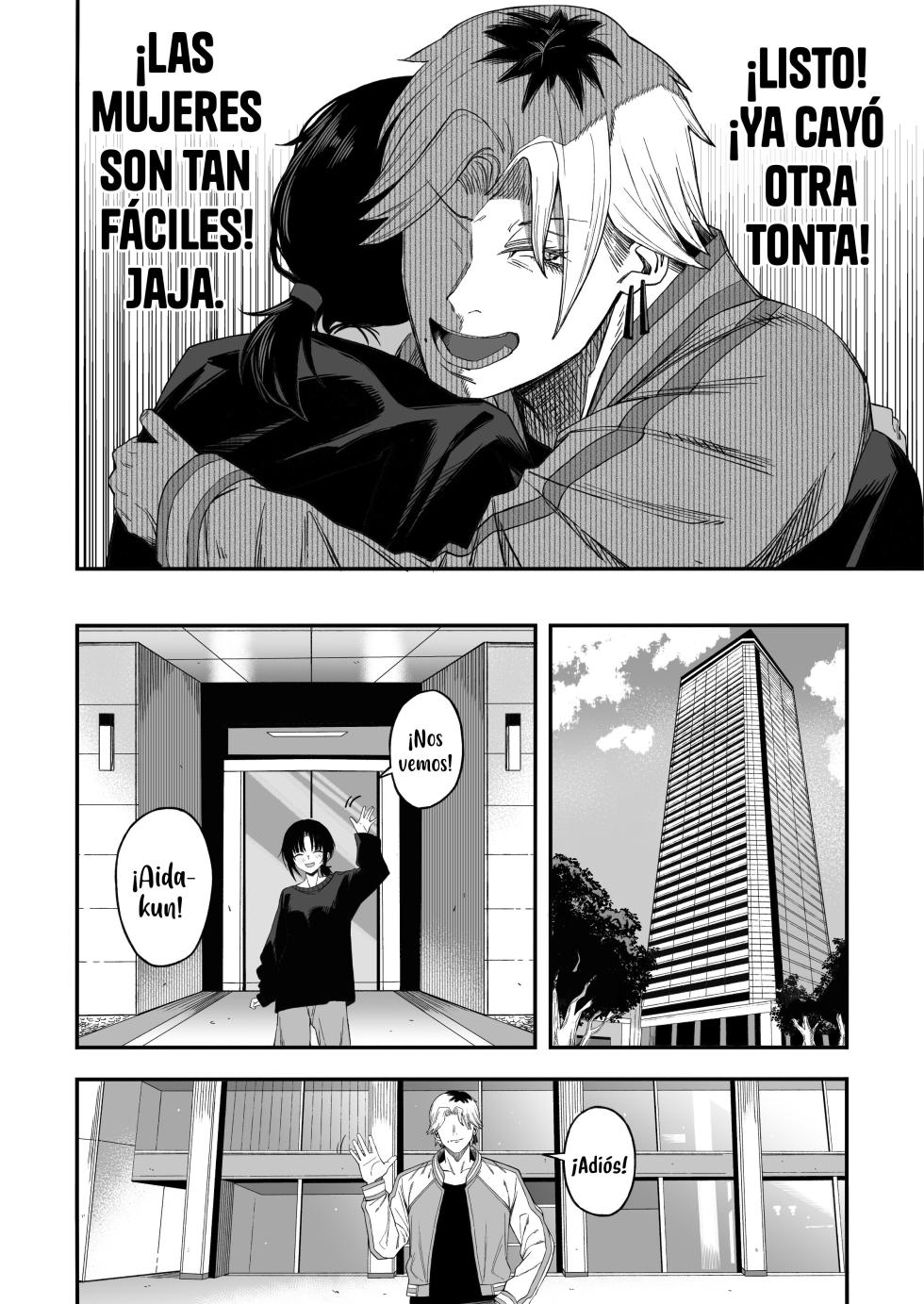[Yofukashi no Heya (Yonayona)] Netori Otoko o Mesu ni suru.｜Convirtiendo al ladrón parejas en una mujer. [Spanish] [Kotori Translations] [Decensored] - Page 9