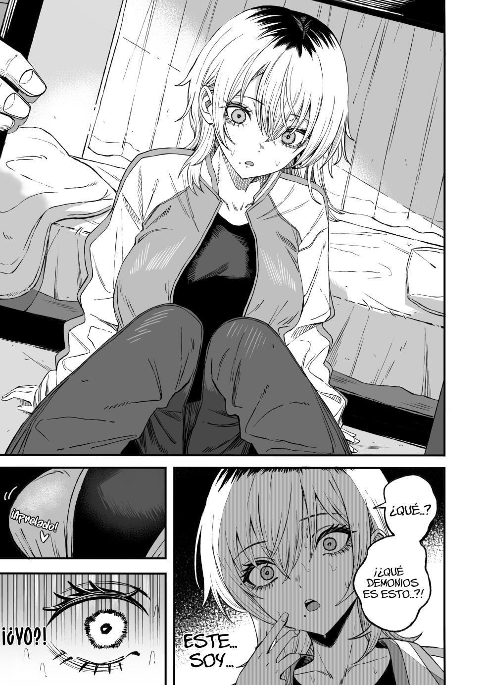 [Yofukashi no Heya (Yonayona)] Netori Otoko o Mesu ni suru.｜Convirtiendo al ladrón parejas en una mujer. [Spanish] [Kotori Translations] [Decensored] - Page 16