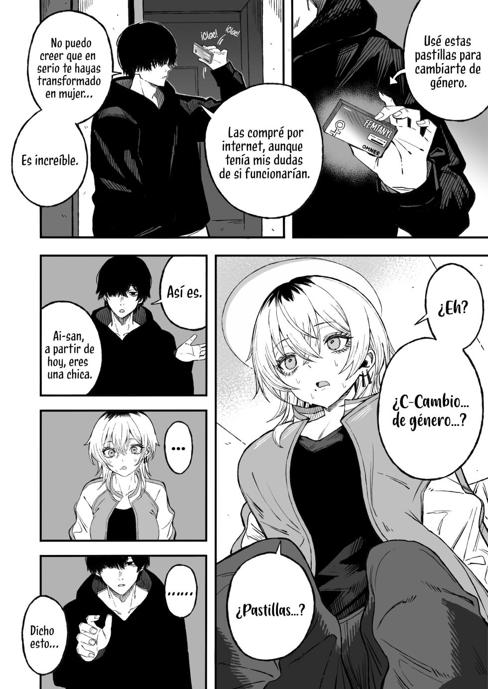 [Yofukashi no Heya (Yonayona)] Netori Otoko o Mesu ni suru.｜Convirtiendo al ladrón parejas en una mujer. [Spanish] [Kotori Translations] [Decensored] - Page 18