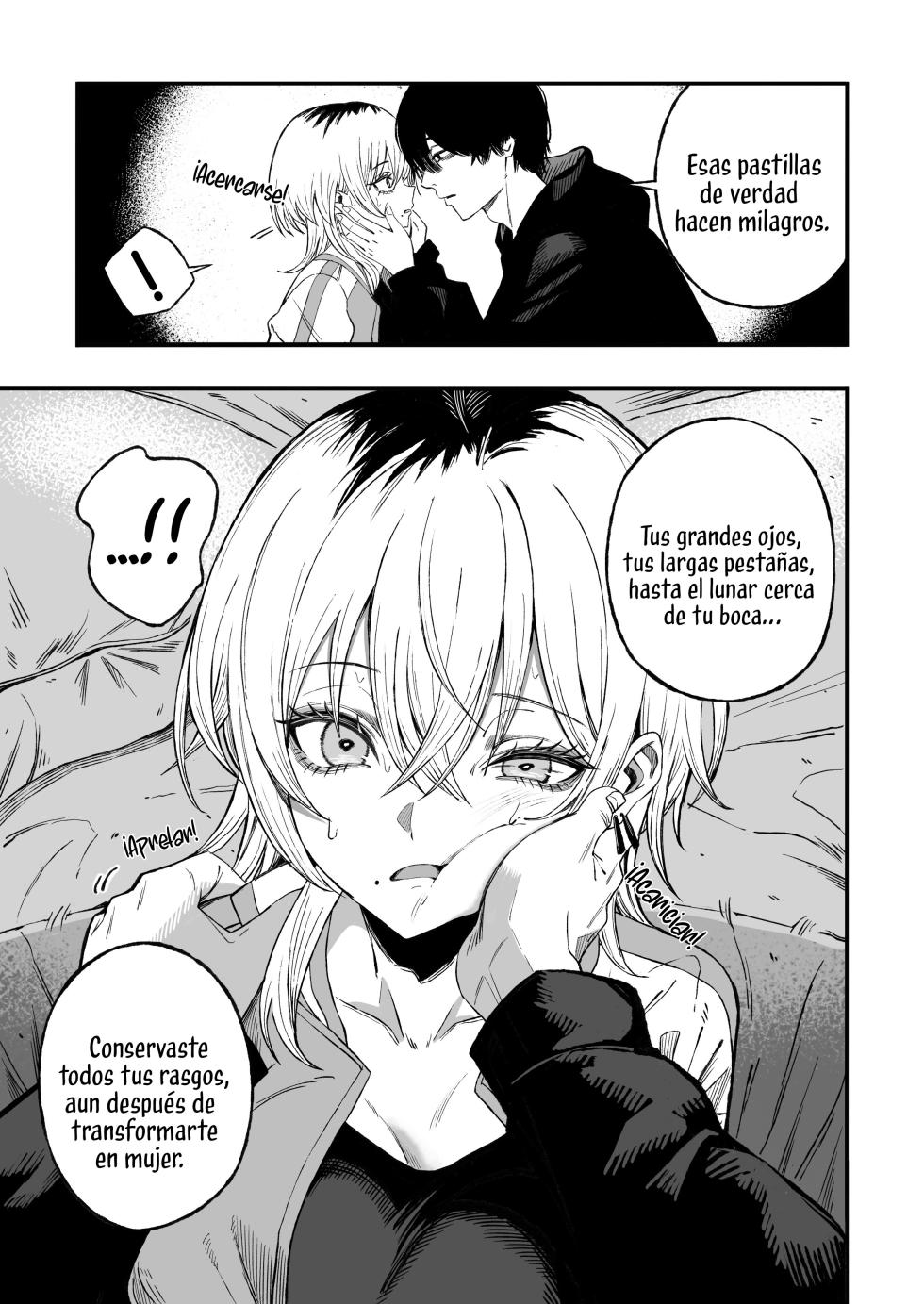 [Yofukashi no Heya (Yonayona)] Netori Otoko o Mesu ni suru.｜Convirtiendo al ladrón parejas en una mujer. [Spanish] [Kotori Translations] [Decensored] - Page 19