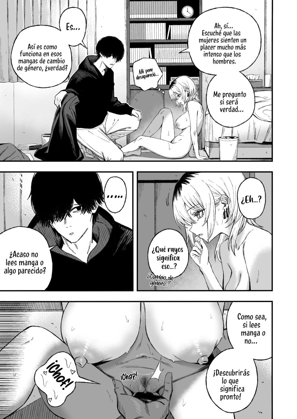 [Yofukashi no Heya (Yonayona)] Netori Otoko o Mesu ni suru.｜Convirtiendo al ladrón parejas en una mujer. [Spanish] [Kotori Translations] [Decensored] - Page 27