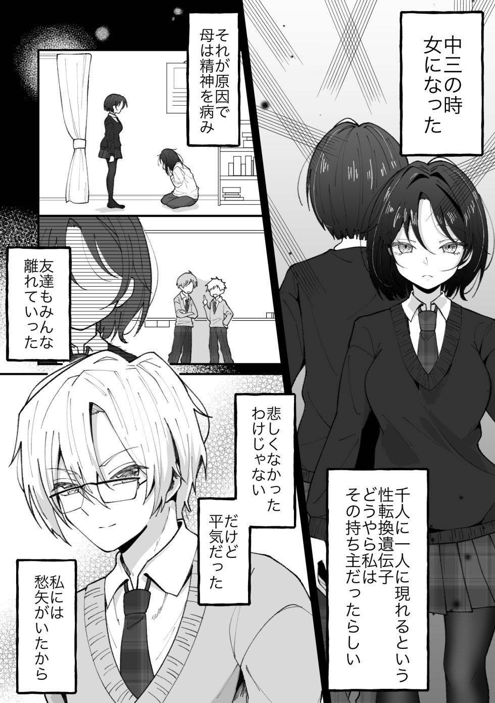 [Mochi ha Mochiya (Kusakabe Mochi)] TS shita watashi wa menhera shinyu kara nige rarenai - Page 7