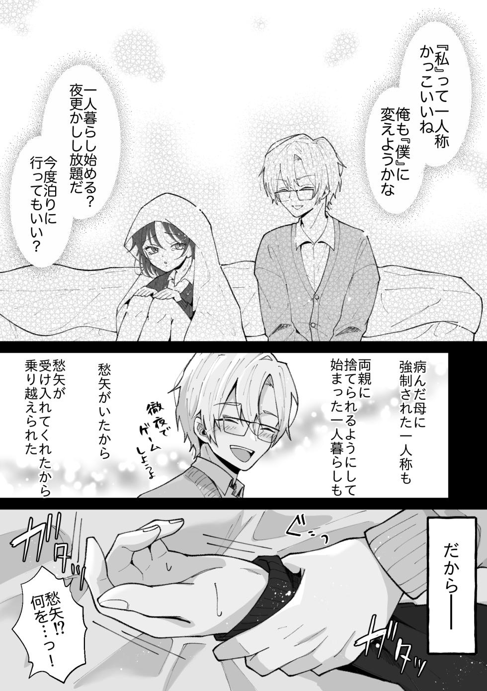 [Mochi ha Mochiya (Kusakabe Mochi)] TS shita watashi wa menhera shinyu kara nige rarenai - Page 8
