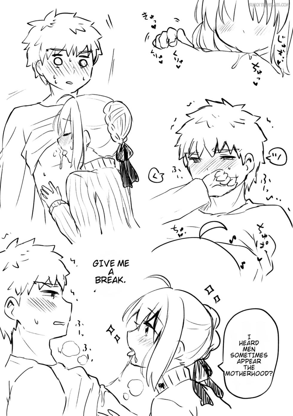 [Zawa Palette (Aizawa)] Saber-san no Oppai ni Amaetai. (Fate/stay night) [Digital] [English] [MTL] - Page 11