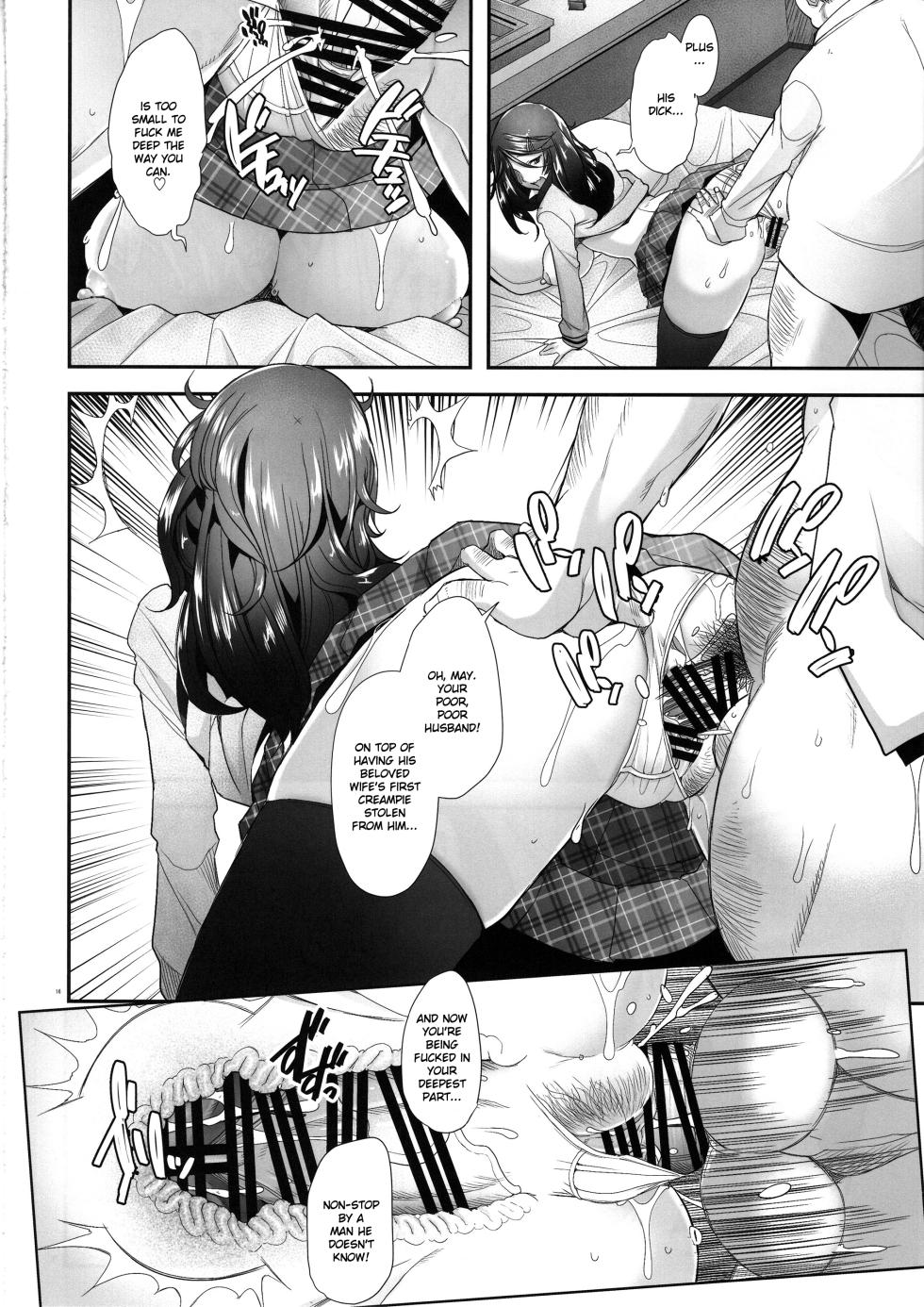 (C97) [Kohakutei (Sakai Hamachi)] Papakatsu Shitara Namahame Sareta Wakazuma Daraku Hen [English] [Ruru Scanalations] - Page 15