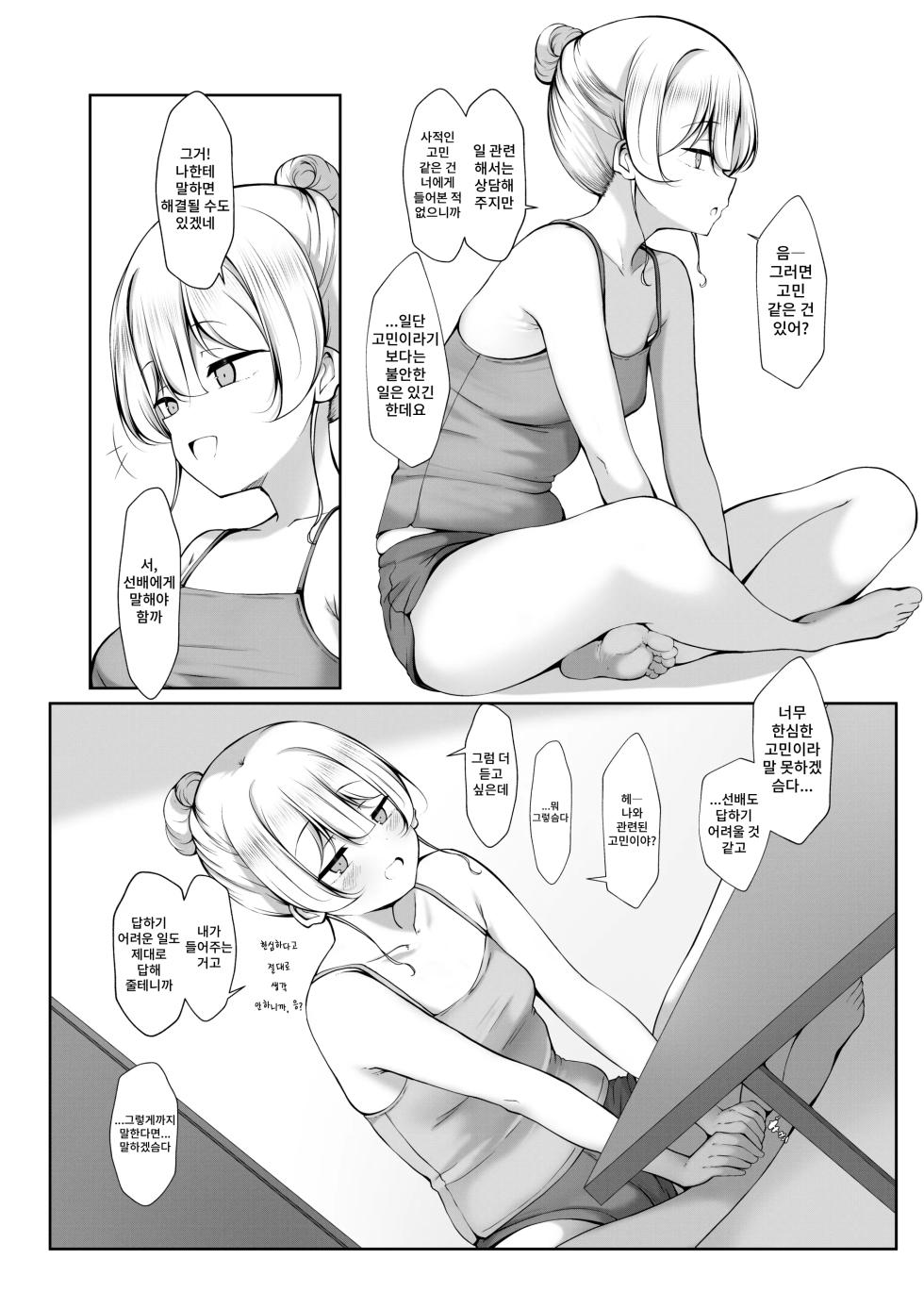 [Botsuraku Kizoku (Winter)] Ketsuge Haeteru Kaisha no Senpai to Osake Nomu Hanashi | 똥꼬털 난 회사 선배와 술 마시는 이야기 [Korean] [Digital] - Page 8