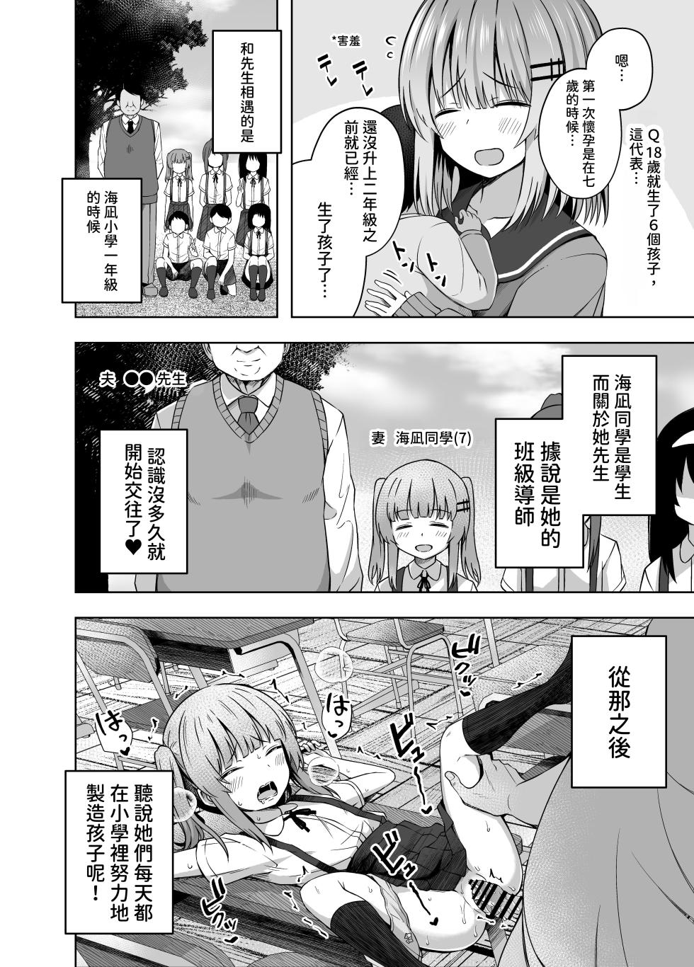 [NTUATEIMUN (yurarin)] Oyako de… Sho●●sei de Ninshin shite Akachan Unjaimashita [Chinese] [Digital] - Page 8