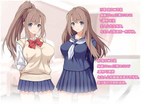 [Russian Neko] Ore no Kanojo ga Futago datta www -JK Shimai to Harem Namahame 3P Seikatsu!- [Chinese] [MTL] - Page 2