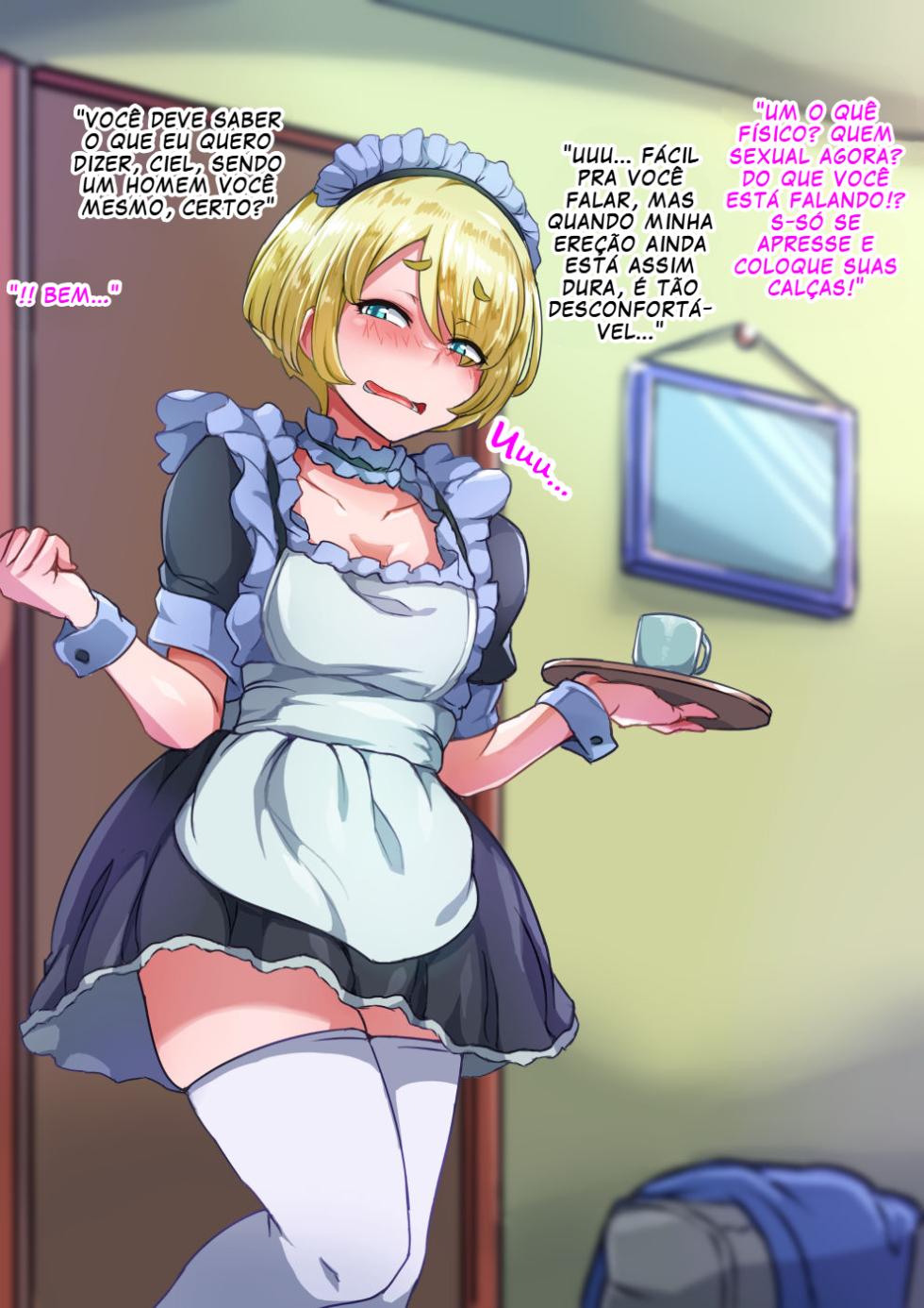 [Hagurumarokuro (Silver Radish)] Otokonoko to xx No. 5 Kinpatsu Seijun na Tenkousei Hen [Portuguese-BR] [BLACKSUB] - Page 28