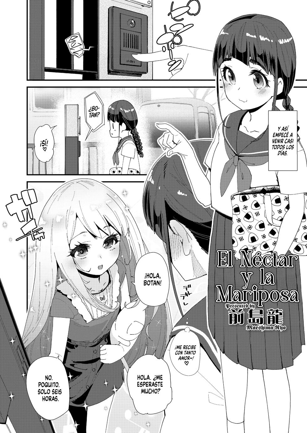 [Maeshima Ryou] Mitsu to Chou - Decoy and Sacrifice | El Néctar y la Mariposa Ch. 1-4 [Spanish] [Decensored] [Digital] - Page 3
