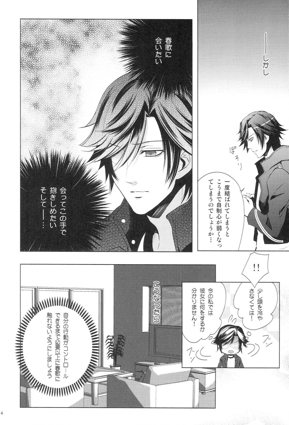 (C83) [K.N.D. (Kanade)] Sairoku Re-Recording α (Uta no Prince-sama) - Page 35