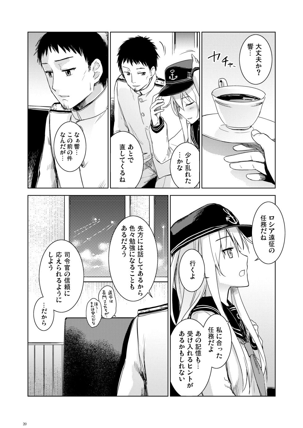 [infinity line (Misato Nana)] Shinrai Dekiru Hishokan no Kiroku Hibiki Bep Soushuuhen (Kantai Collection -KanColle-) [Digital] - Page 19