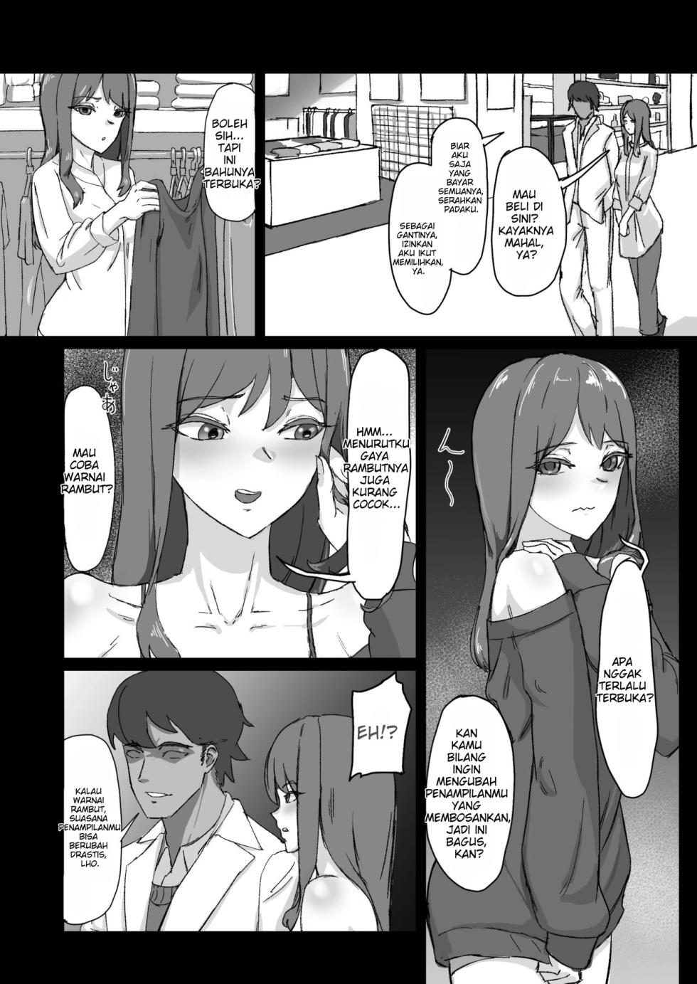 [Laterrenamed] Hentai Kareshi ni Somerareru [Indonesian] - Page 9