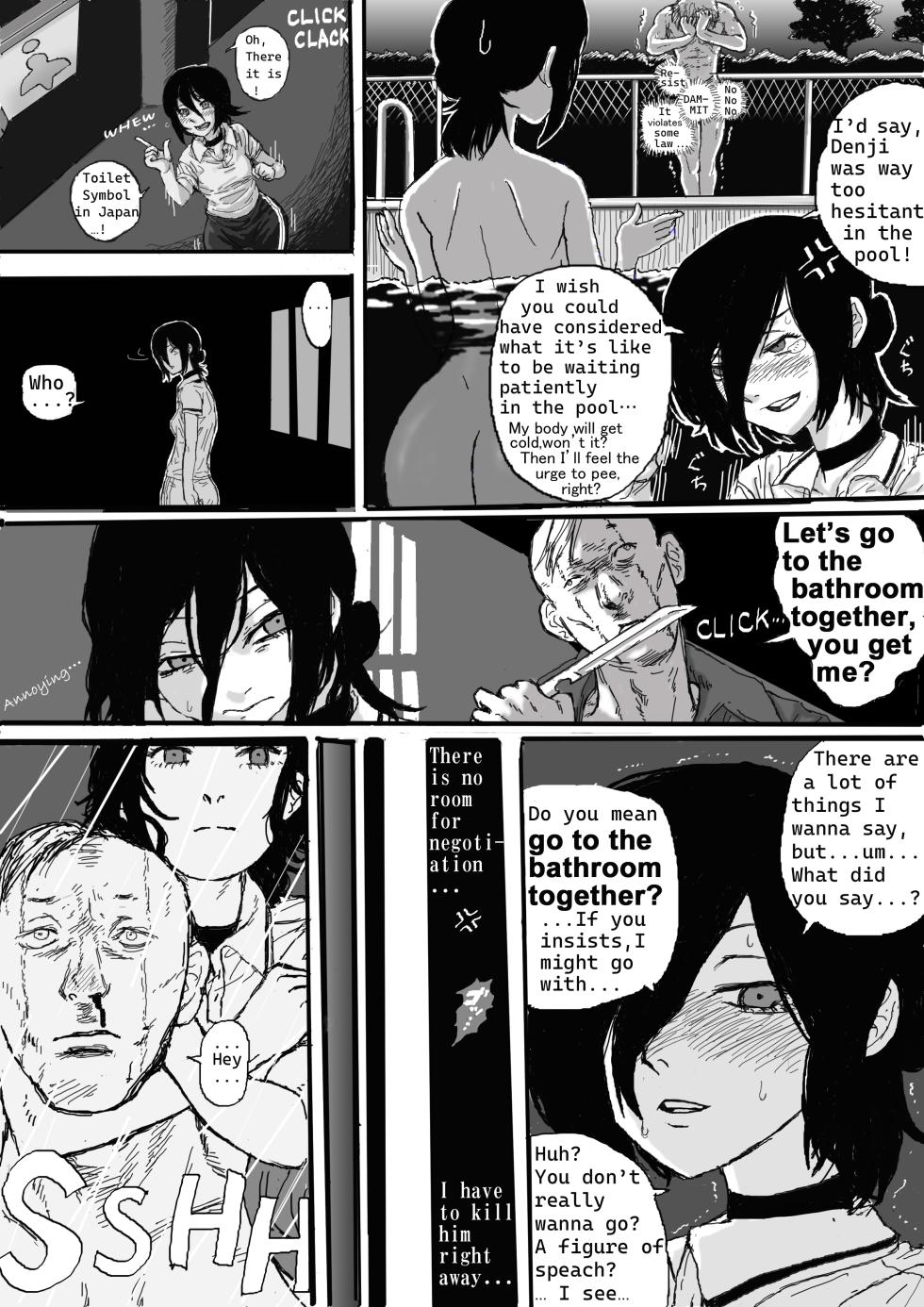 [Veggie] Reze's wetting herself - Page 2