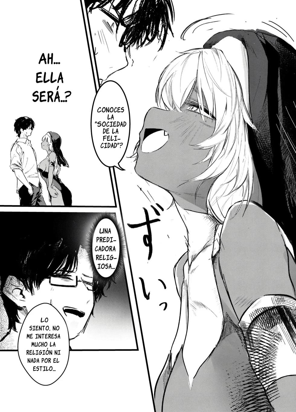 [Gakuraku (gaku)] Kasshoku Gal Sister no Wakarase Shuukyou Kanyuu｜El “Reclutamiento” Religioso de la Monja Gal Bronceada [Spanish] [Bastspanish] - Page 6