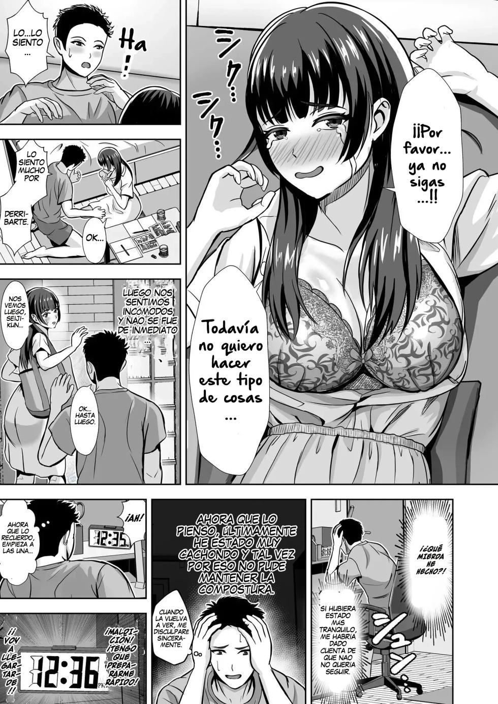 [Akiyama Eight] Kanojo ga Iru no ni... Yokkyuu Fuman na Rikubu Gimai no Yuuwaku ni Maketa Hanashi｜La Historia de cómo Caí en la Tentación de mi Hermanastra Insatisfecha del Club de Atletismo... A Pesar de Tener Novia [Spanish] [Equipo Tiburon Demonio] - Page 21