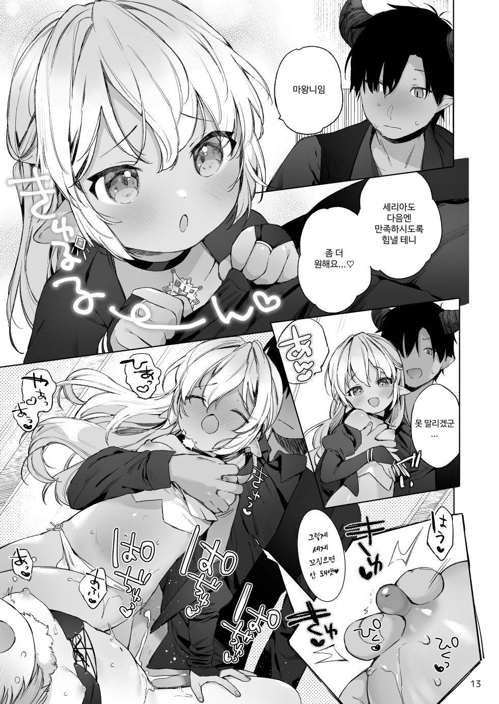 [ANCHOR (Mutou Mato)] Maou-sama! Mazoku Fukkatsu ni wa Kozukuri shika Arimasen! | 마왕님! 마족 부활을 위해선 아이 만들기밖에 없어요! [Korean] [나노] [Digital] - Page 14