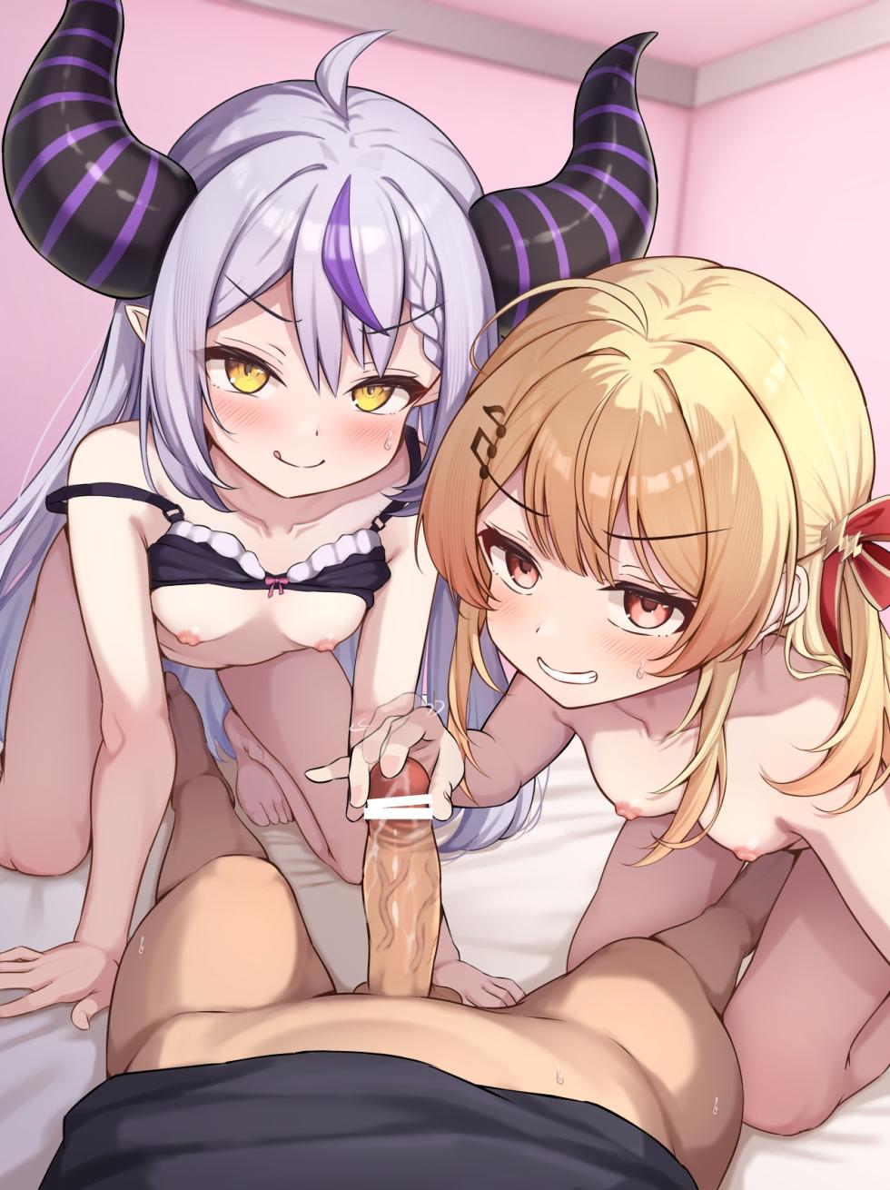 [M博士] 2人でマゾいじり♡かなラプ♡ (ホロライブ) - Page 35