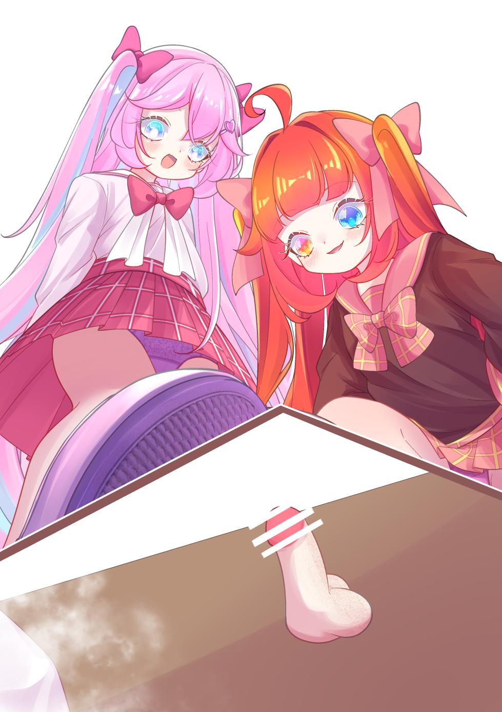 [YurulomI] Two Girls in School Uniform Playing Games With a Masoquist Tiny - Page 25