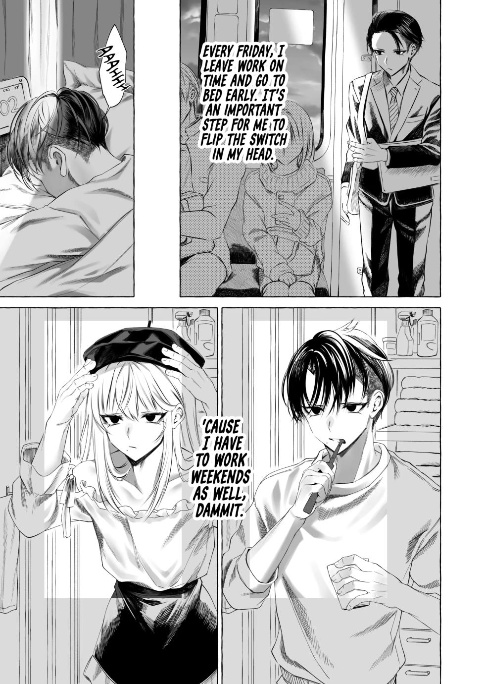 (Sisei) My Boss is a Cross-dressing Call Girl | Josou DeliHeal Yondara, Kaisha no Joushi ga Kita [English] - Page 4
