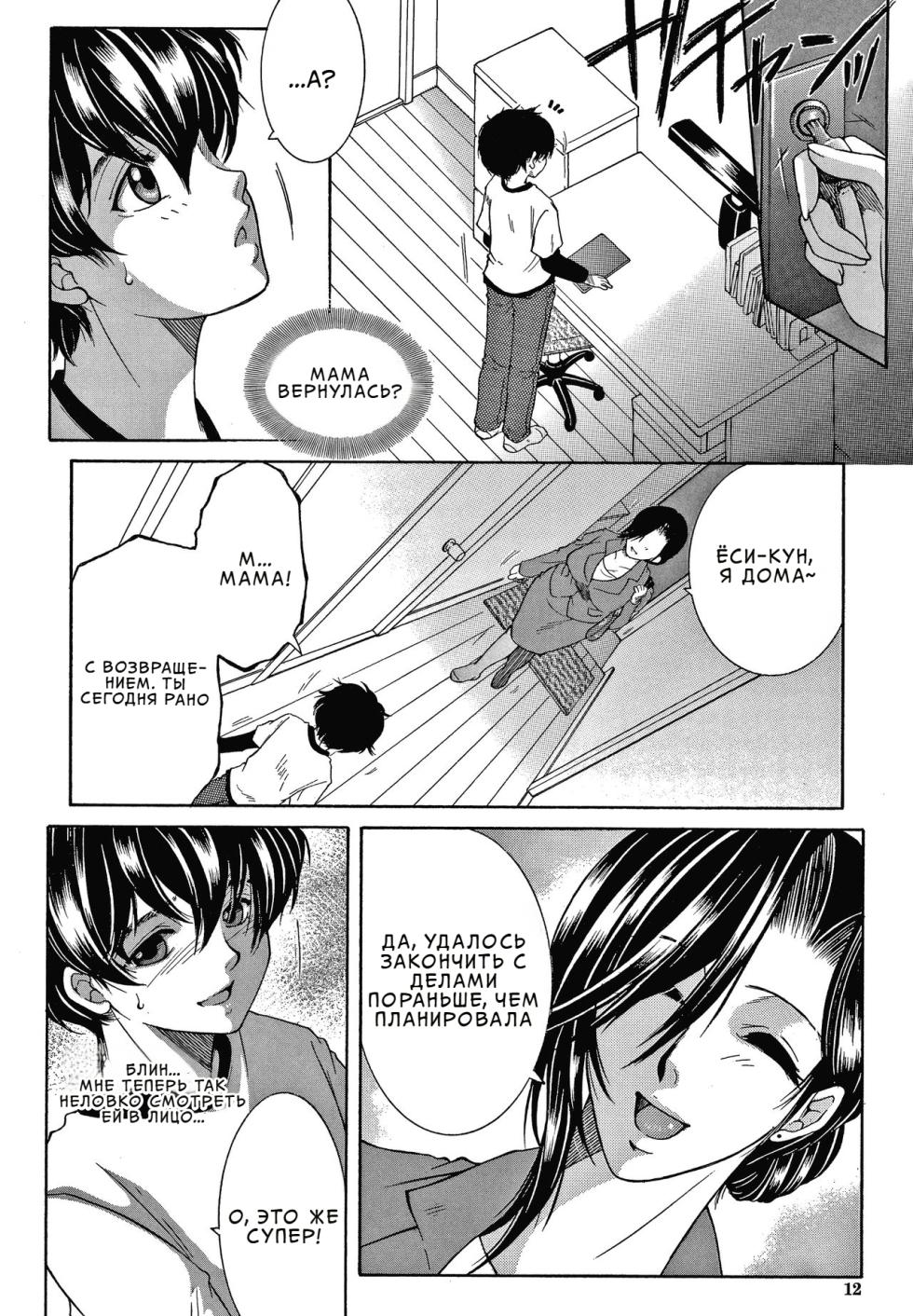 [Yasuhara Tsukasa] Boku no Yume wa Mama to Ecchi Suru Koto desu | Моя мечта - заниматься сексом с мамой [Russian] [InkSin] - Page 13