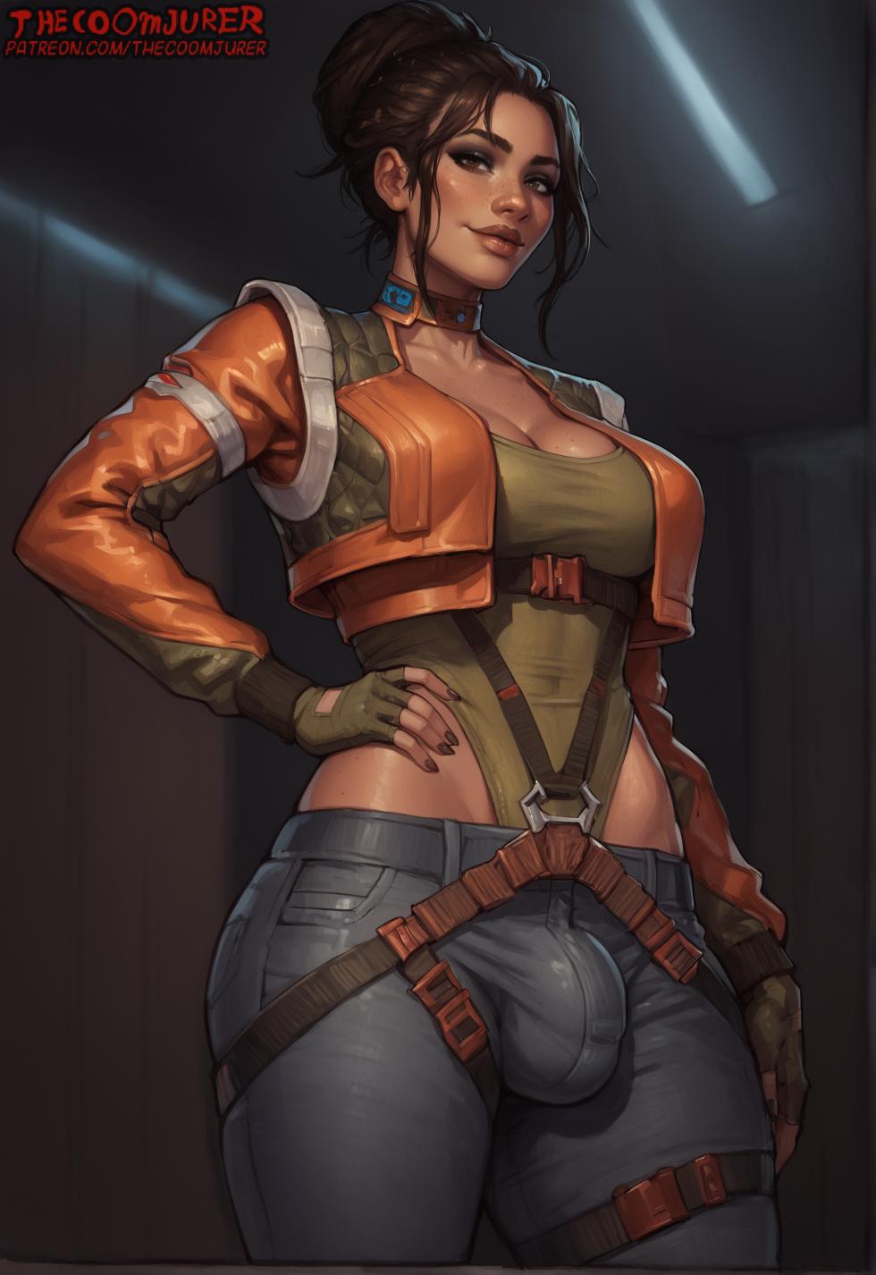 [TheCoomjurer] Futa Panam Palmer  [AI Generated] - Page 1