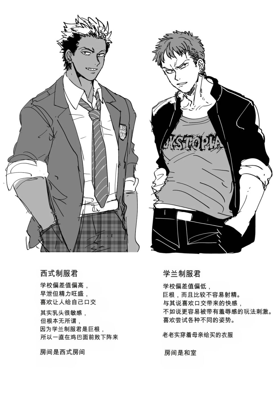 [Tabini Demasu (Satou Teigi)] Fanbox 合集 5 学兰制服君与西装制服君系列 [MTL] - Page 26