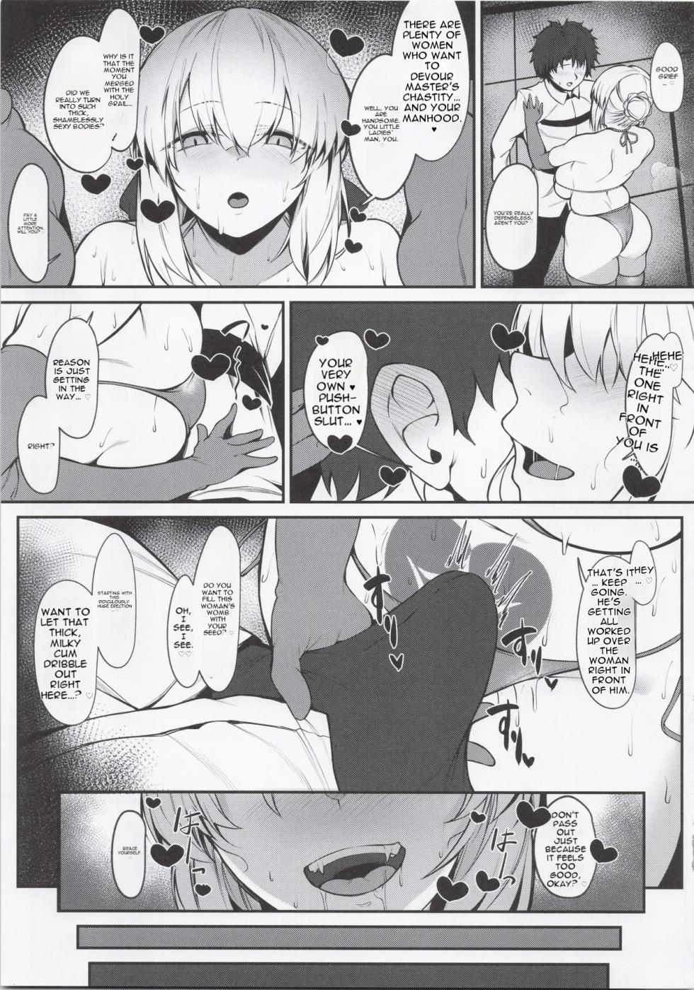 (C105) [ZENTANGLE (Hirasawa Zen)] Master Senzoku Dosukebe Oppai Seishori Servant (Fate/Grand Order) [English] - Page 10