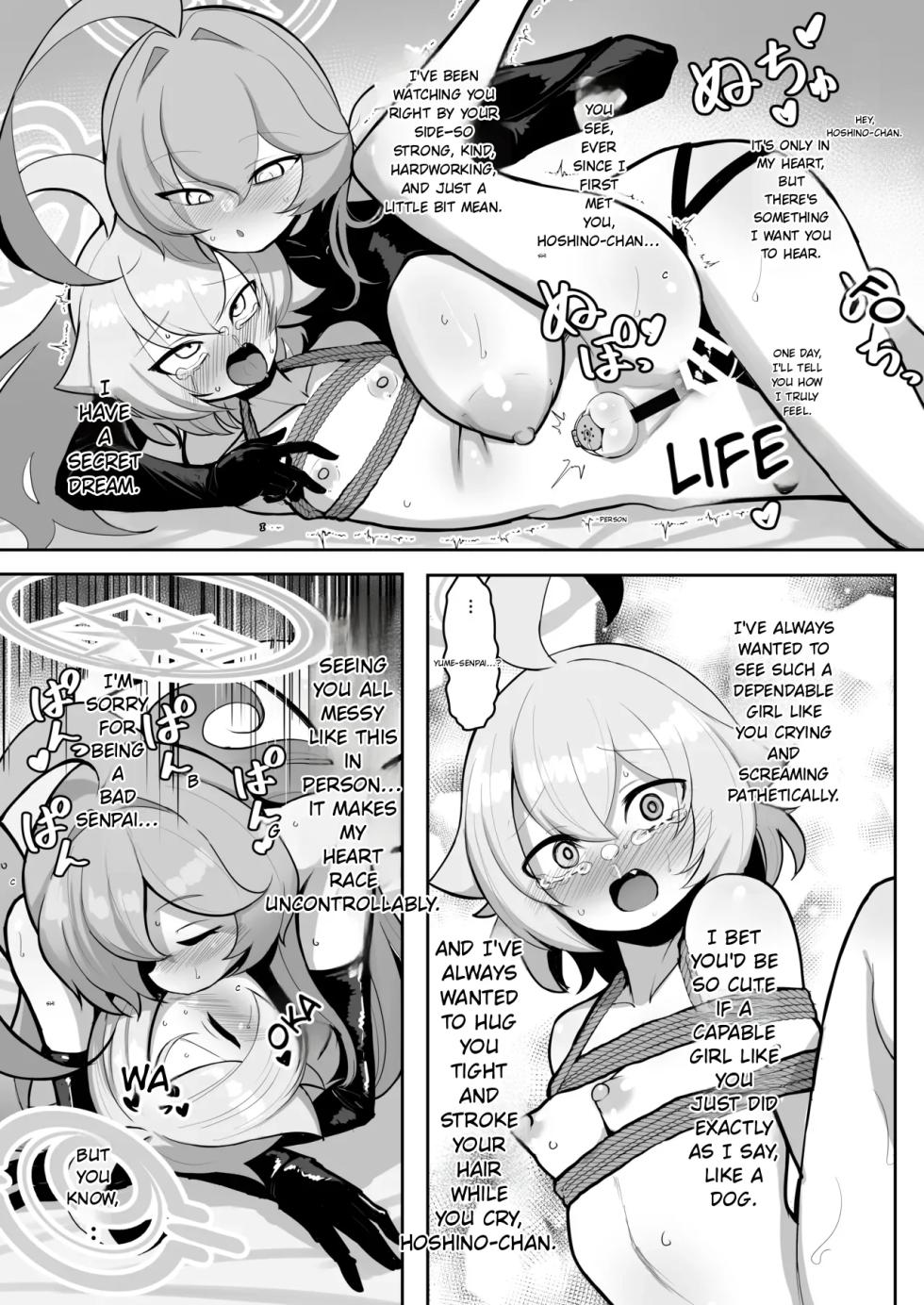 [Kumasan Renpou (Kumasan)] Futanari Maso Hoshino-chan VS Do-S Yume Senpai (Blue Archive)(MTL)(English) - Page 30