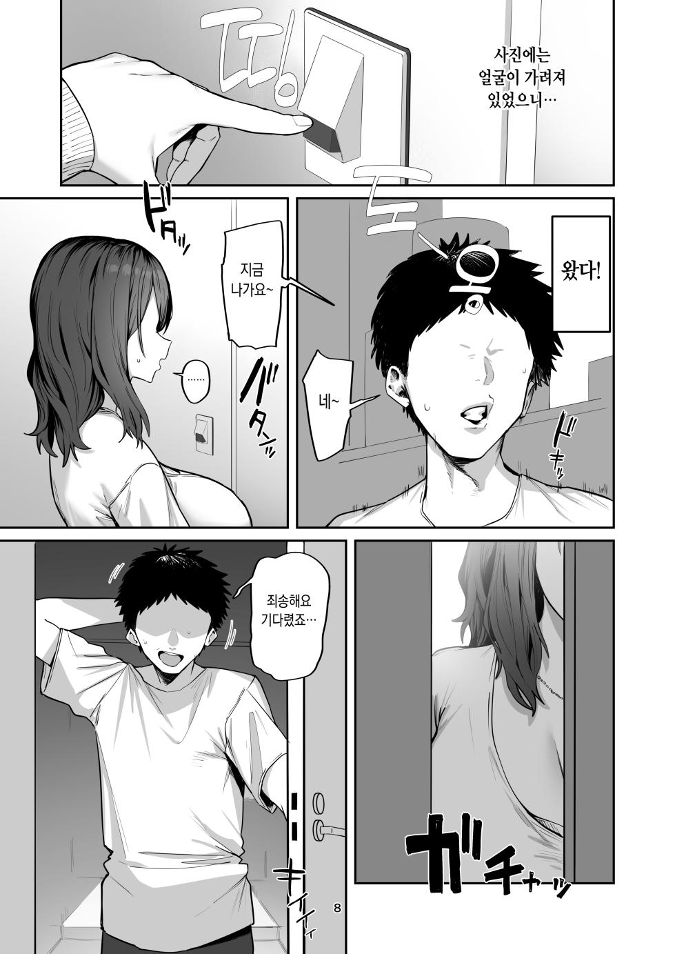 [Hotate Chanpon (Hotate-chan)] デリヘル呼んだら別れた彼女のママが来た [Ongoing] [Korean] - Page 7