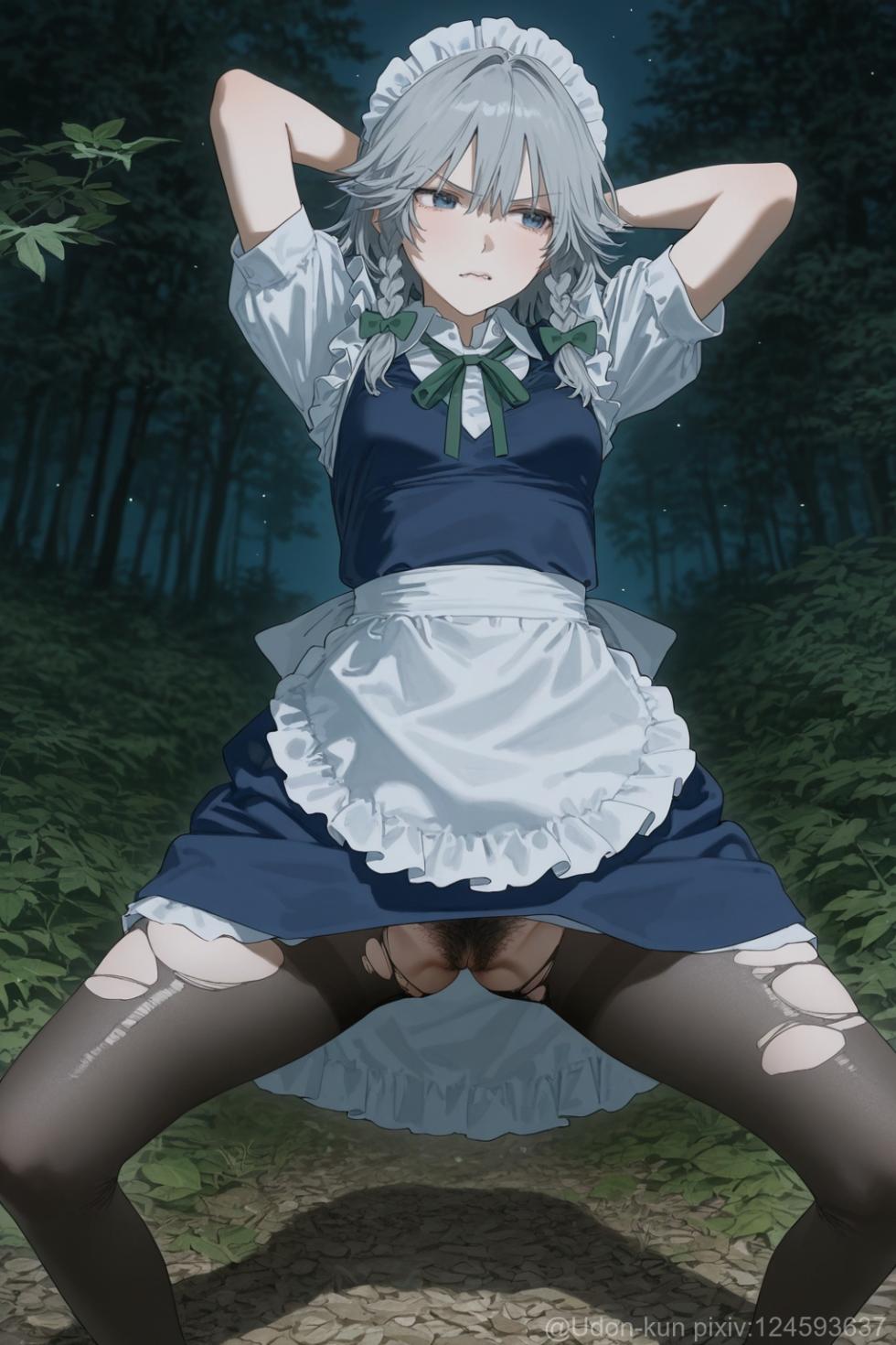 【Ramen-chan】十六夜咲夜 Izayoi Sakuya [AI Generated] - Page 17