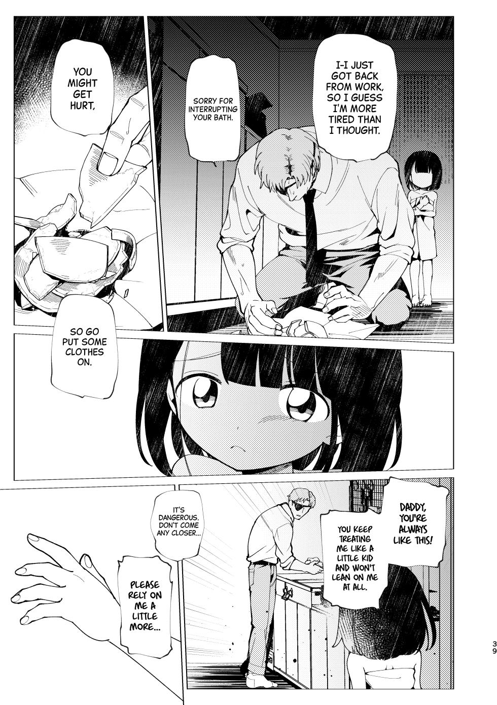 [Rinri ga Nai (Yumikichi)] Oyako Shikkaku | Failed Fatherhood [English] [Digital] - Page 40