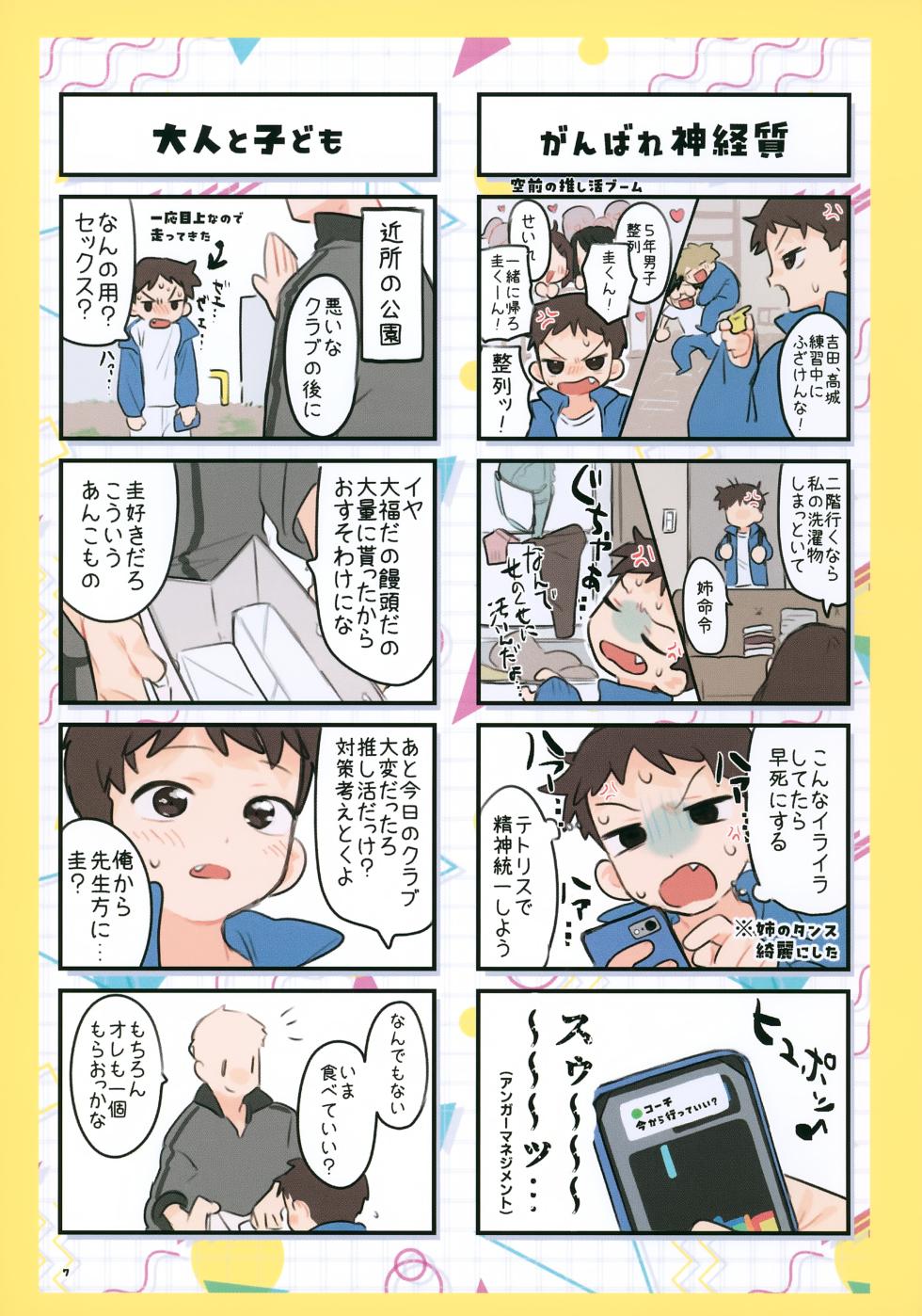 (ShotaFes 19) [Sagittarius no Iki (Yabuki)] Motto! Shiritai Kimi no Koto ～Machida Kei-kun Hen～ - Page 7