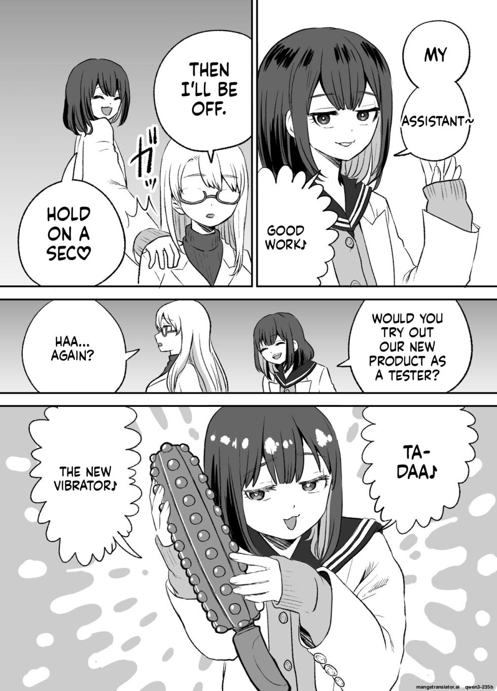 [Eichi Kenkyuujo (Blank)] Omocha Kaihatsubu Joshu-chan no Sanzan na Nichijou (SCANMTL) - Page 3