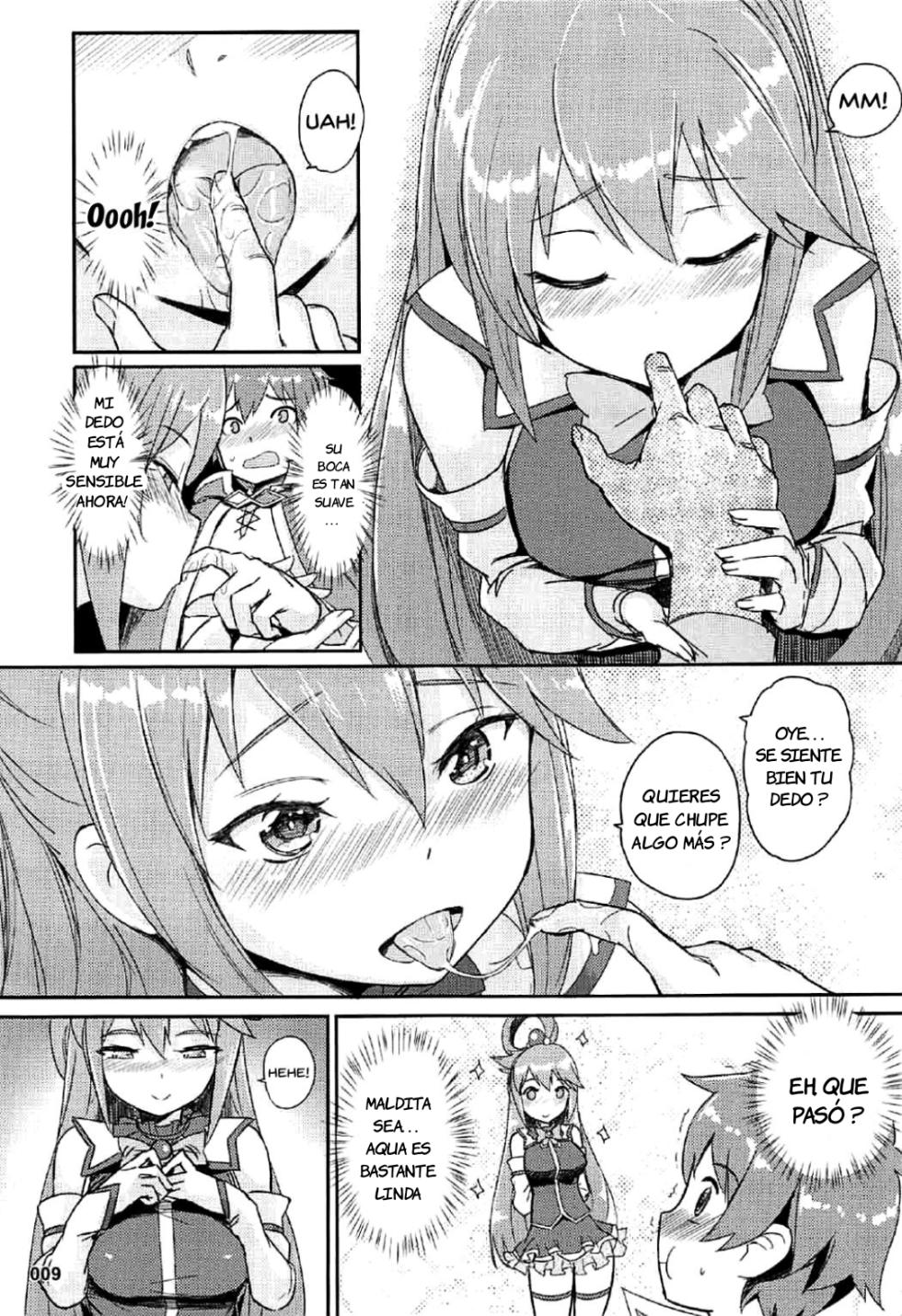 [AOKIHOSHI (Akaiguppy)] Kono Azen na Kazuma ni Shojo o!｜¡Entrégale Tu Virginidad A Este Atónito Kazuma! (Kono Subarashii Sekai ni Syukufuku o!) [Spanish] [JFairy Traslate] [Digital] - Page 10