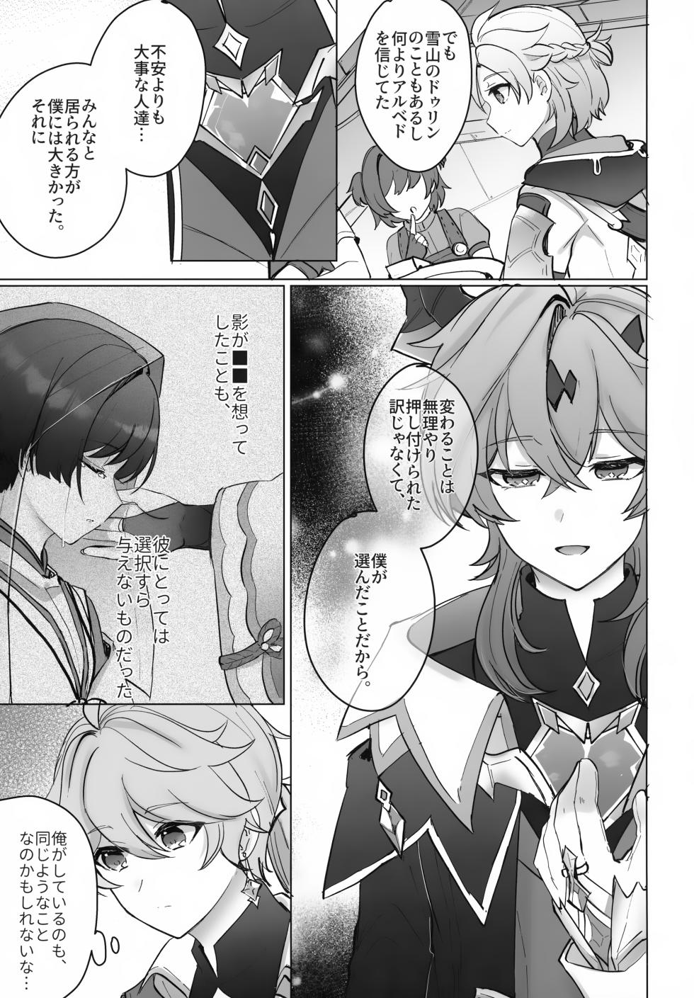 (Sora no Sanpomichi Seigan 2026) [Reparation (Syougo Kota)] Yoru no Jisshoku Meba Boshi (Genshin Impact) - Page 16
