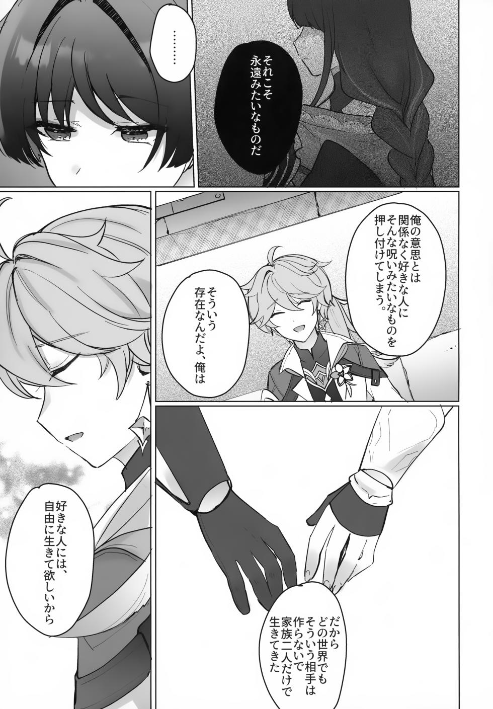 (Sora no Sanpomichi Seigan 2026) [Reparation (Syougo Kota)] Yoru no Jisshoku Meba Boshi (Genshin Impact) - Page 20