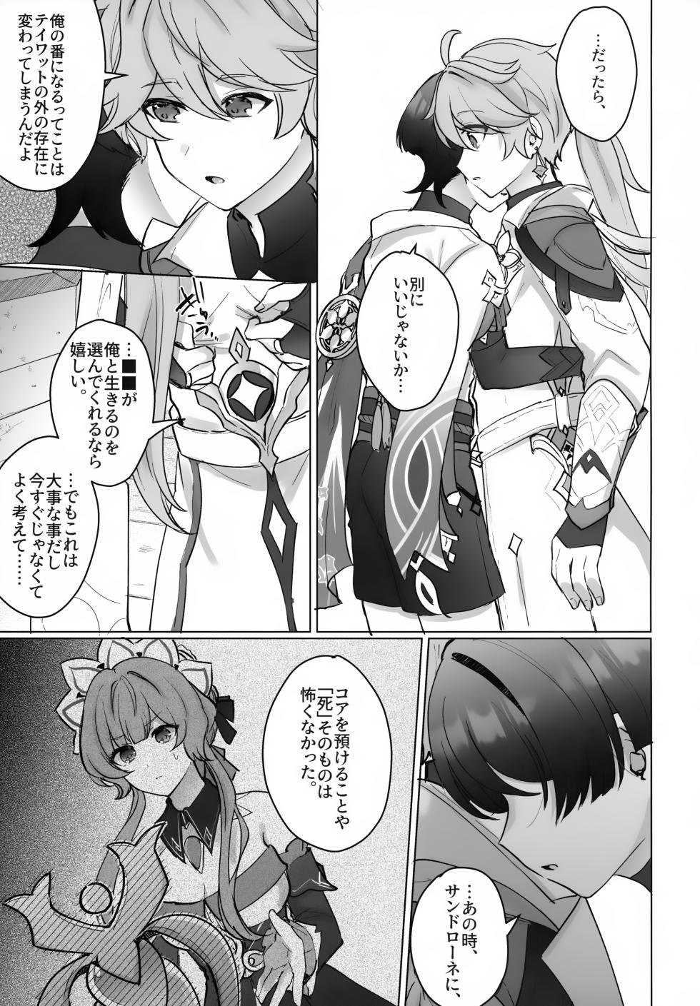 (Sora no Sanpomichi Seigan 2026) [Reparation (Syougo Kota)] Yoru no Jisshoku Meba Boshi (Genshin Impact) - Page 22