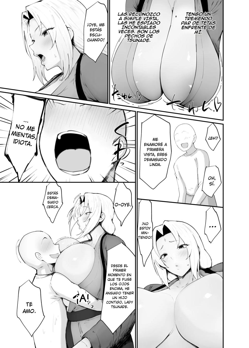 [Ginjou Maggots (Kurotama)] Choroi Kunoichi ni Shiborareru Hanashi | Historia Sobre Cómo Ser Exprimido Por Una Fácil Kunoichi (Naruto) [Spanish] [ElPapuScan] [Digital] - Page 5