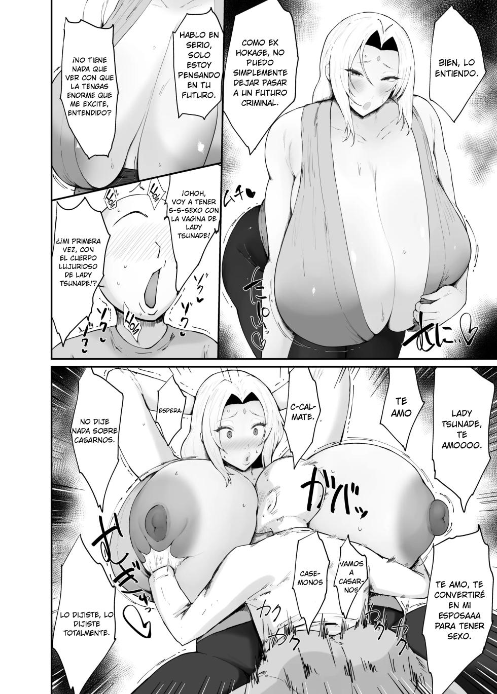 [Ginjou Maggots (Kurotama)] Choroi Kunoichi ni Shiborareru Hanashi | Historia Sobre Cómo Ser Exprimido Por Una Fácil Kunoichi (Naruto) [Spanish] [ElPapuScan] [Digital] - Page 8