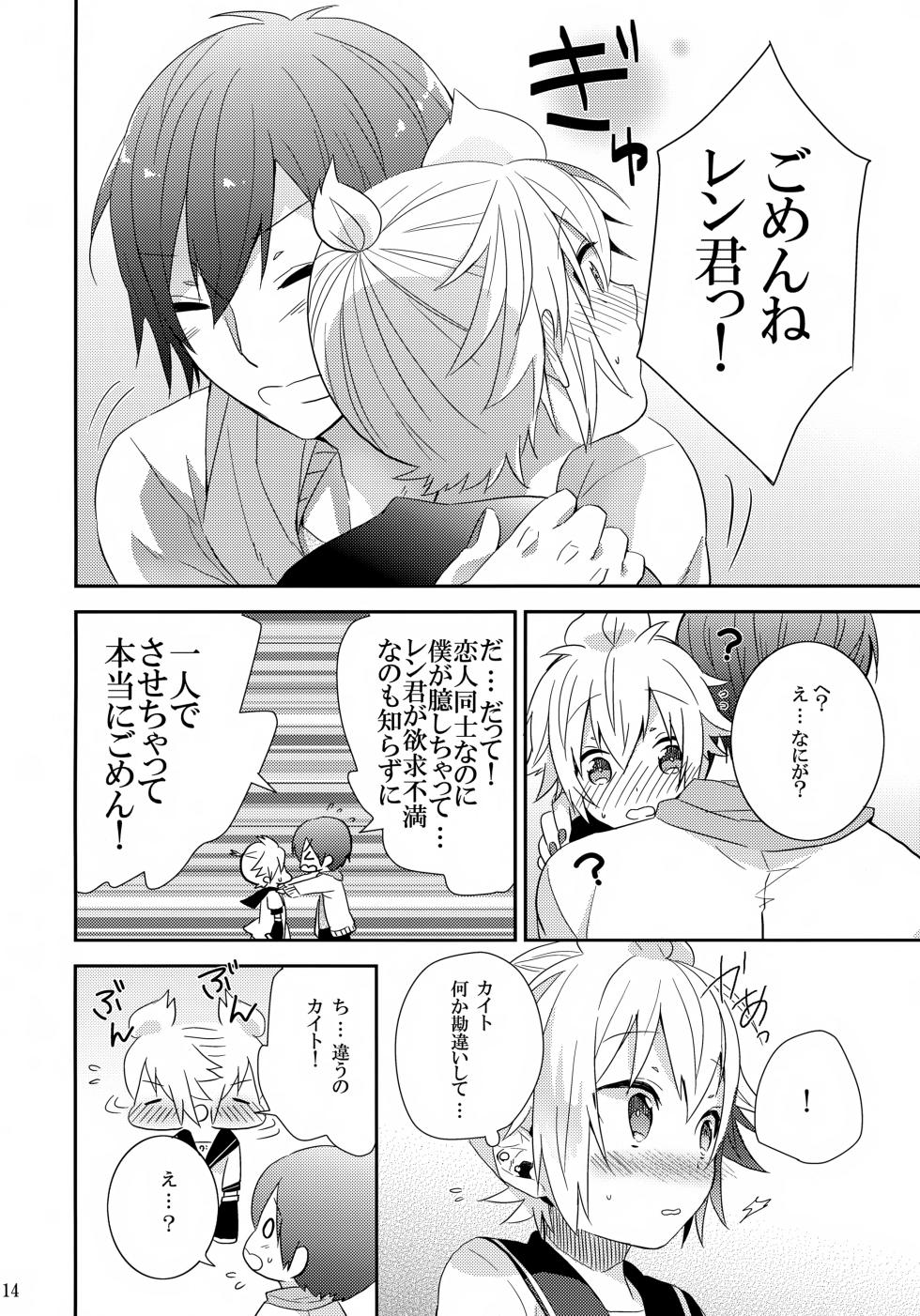 [CrashRush (Gesshi)] Hajimete (VOCALOID) - Page 13