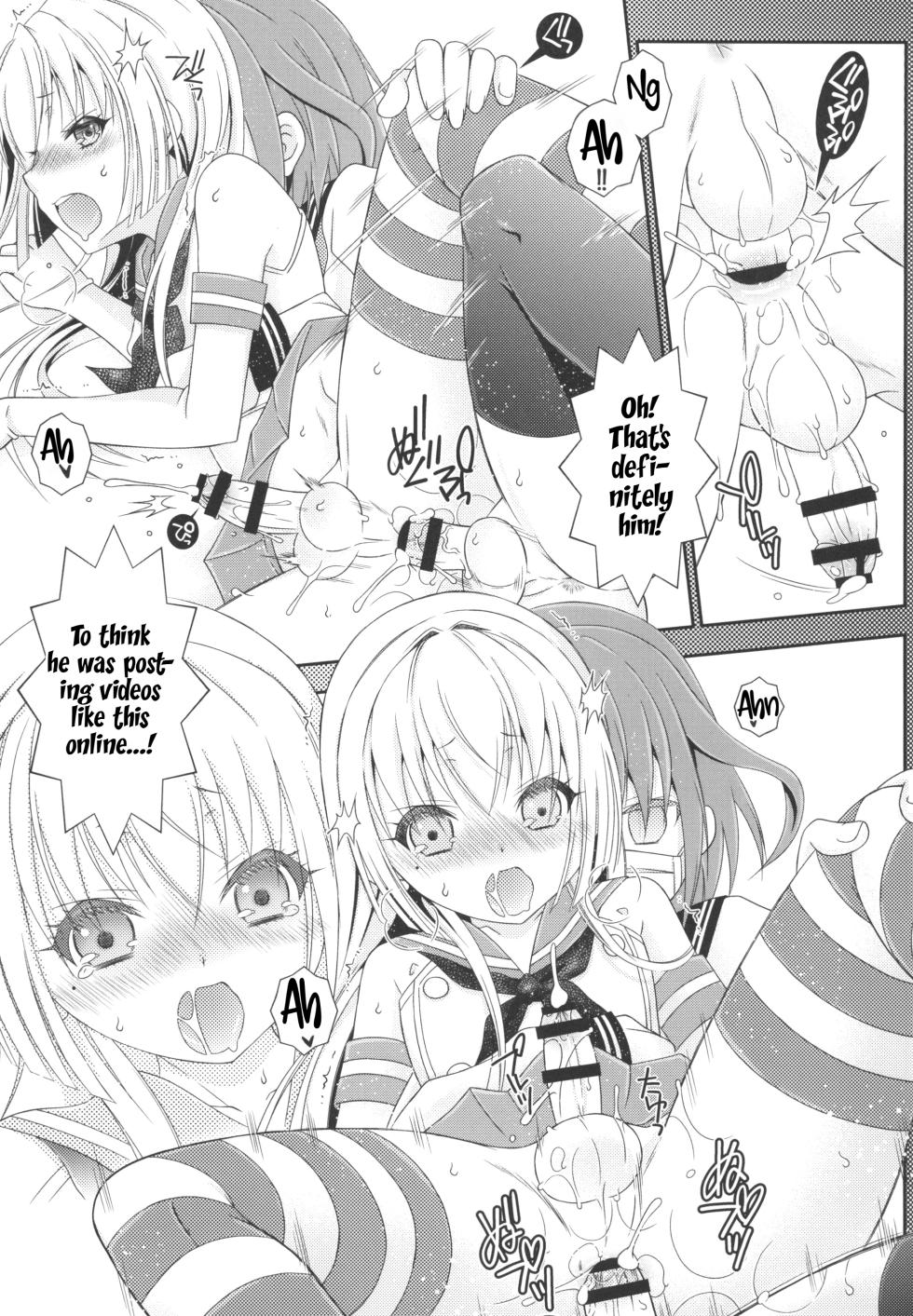 [Mariana Kaikou Kikaku (Mikami Hokuto)] Shimakaze-kun to OtaCir no Mob-tachi (Kantai Collection -KanColle-) | Shimakaze-kun and the Otaku Circle's Mobs [English] [LKK•Scans] [Digital] - Page 13