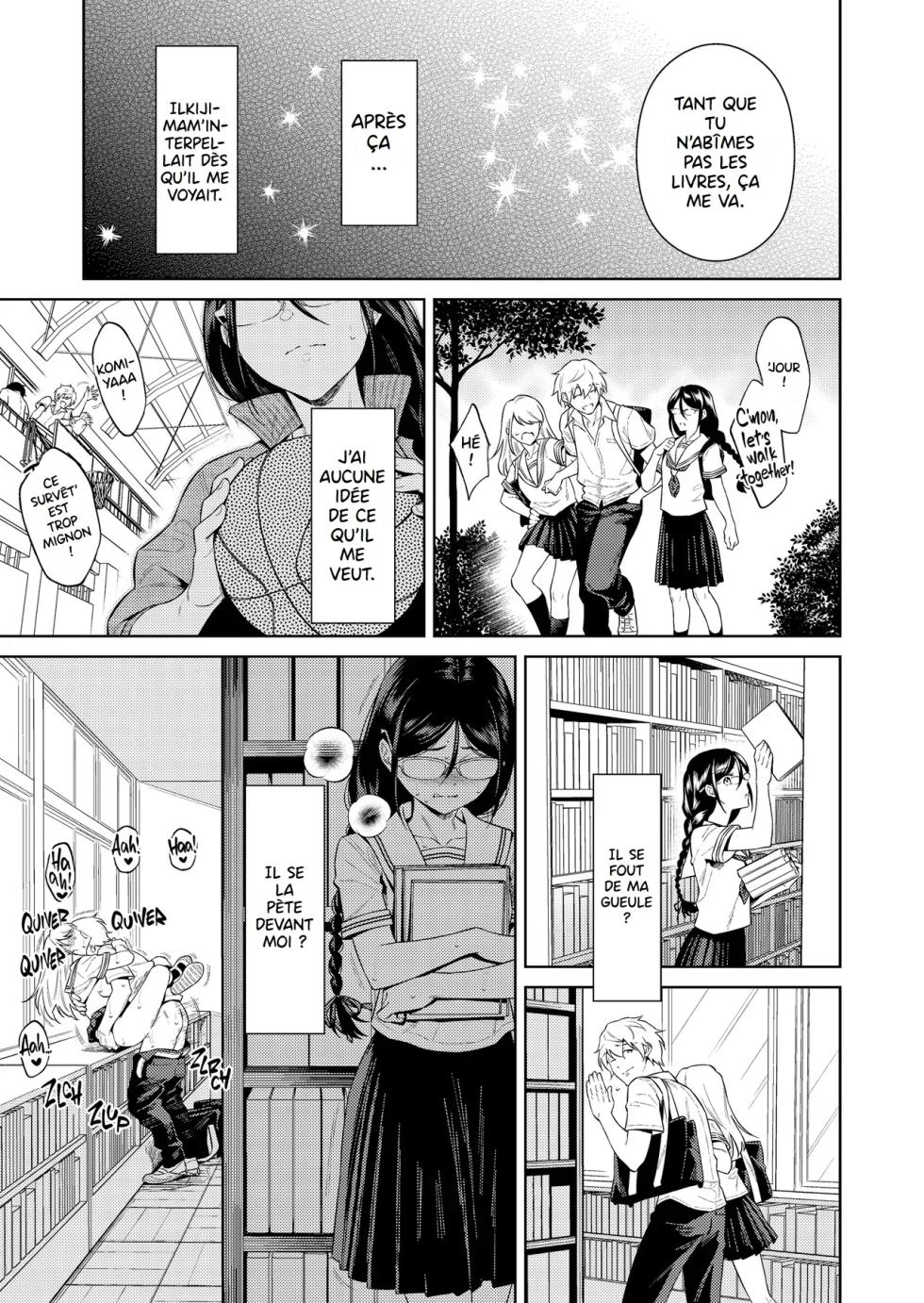 [2JIMUSUBI (Ohno Kanae)] Toshoshitsu no Kedamono-tachi | Betes de Bibliotheque [French] {hentailuxe.com} [Decensored] [Digital] - Page 8
