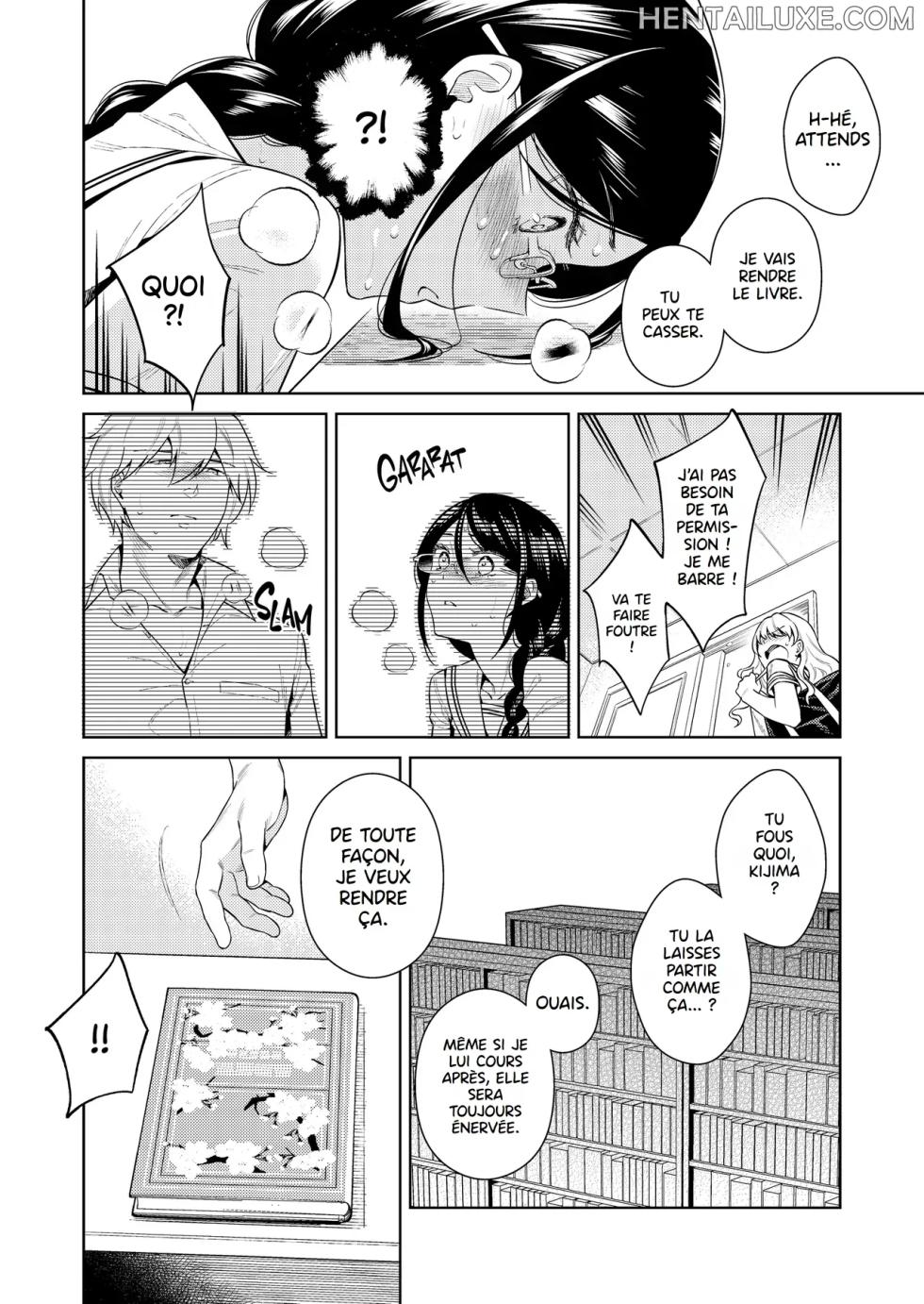 [2JIMUSUBI (Ohno Kanae)] Toshoshitsu no Kedamono-tachi | Betes de Bibliotheque [French] {hentailuxe.com} [Decensored] [Digital] - Page 13